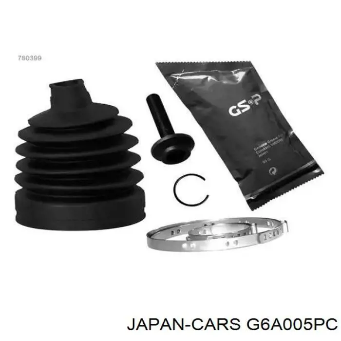 Пильник ШРУСа внутрішній G6A005PC Japan Cars