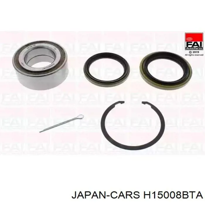 Комплект підшипник маточини передньої Japan Cars H15008BTA ціна, від 12.03 USD