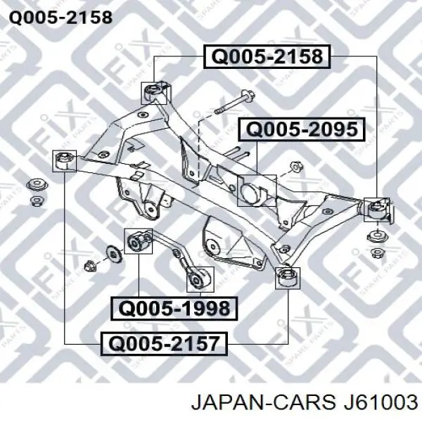 Купити J61003 Japan Cars Солдатик стабілізатора, заднього
