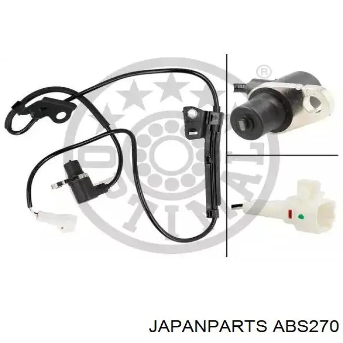Датчик антиблокувальної системи гальмування Japan Parts ABS270 ціна, від 22.80 USD