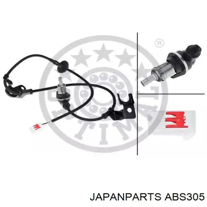 Купити ABS305 Japan Parts Датчик АБС (ABS) передній, лівий