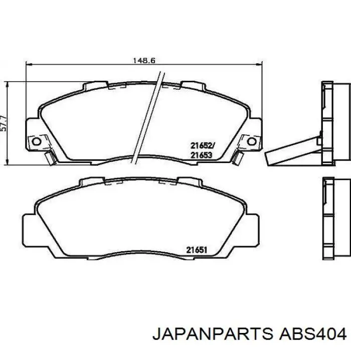 ABS404 Japan Parts Сенсор АБС