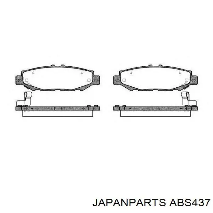 ABS437 Japan Parts Передній правий датчик абс