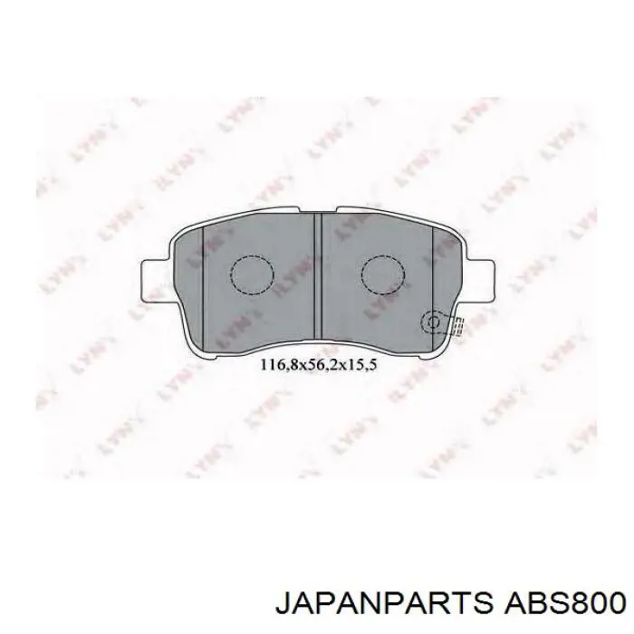 Купити ABS800 Japan Parts Датчик АБС (ABS) передній, лівий