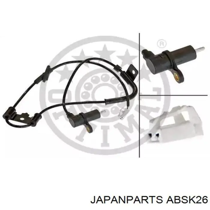 Датчик ABS задній правий Japan Parts ABSK26 ціна, від 14.56 USD