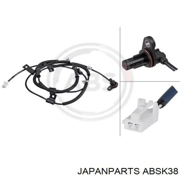 Датчик АБС задній лівий Japan Parts ABSK38 ціна, від 17.52 USD