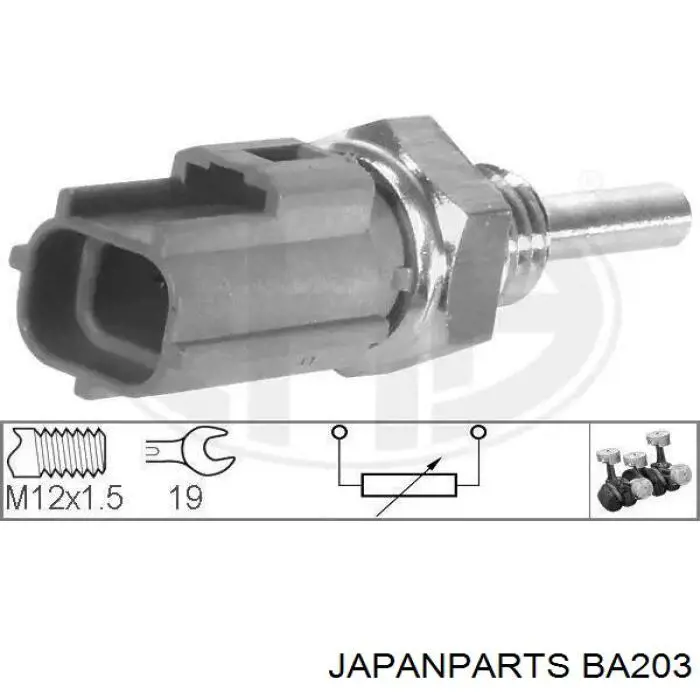 BA203 Japan Parts Покажчик температури охолоджуючої рідини