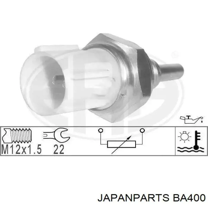 Термодатчик охолоджуючої рідини Japan Parts BA400 ціна, від 5.74 USD