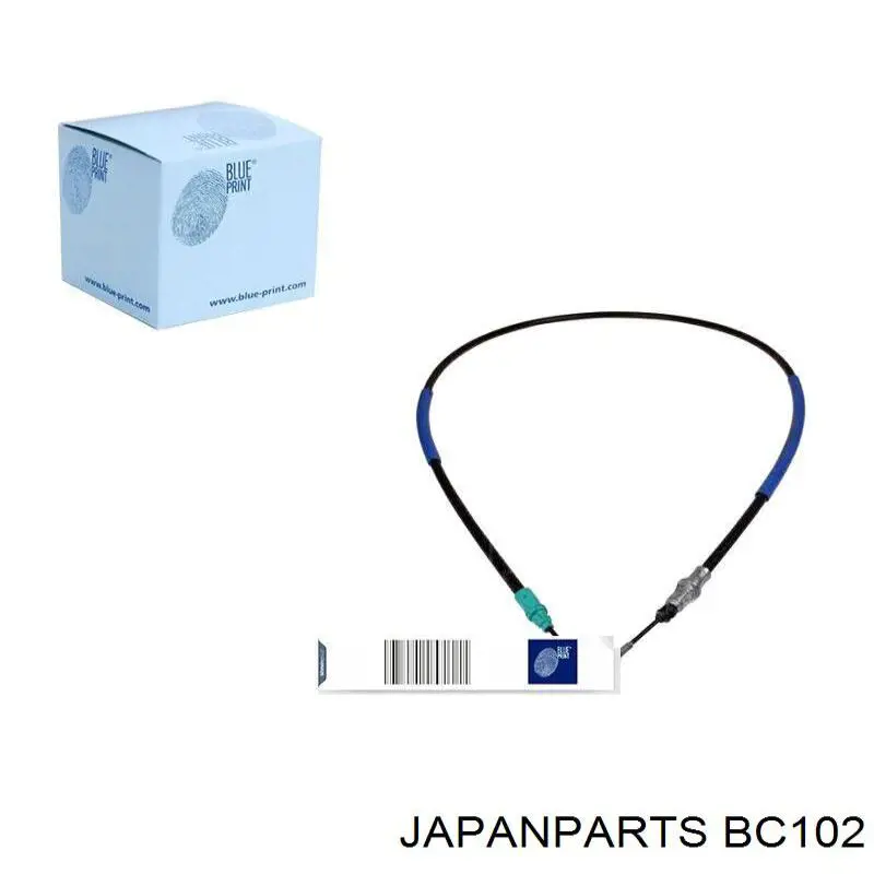 Трос ручного гальма задній, лівий BC102 Japan Parts