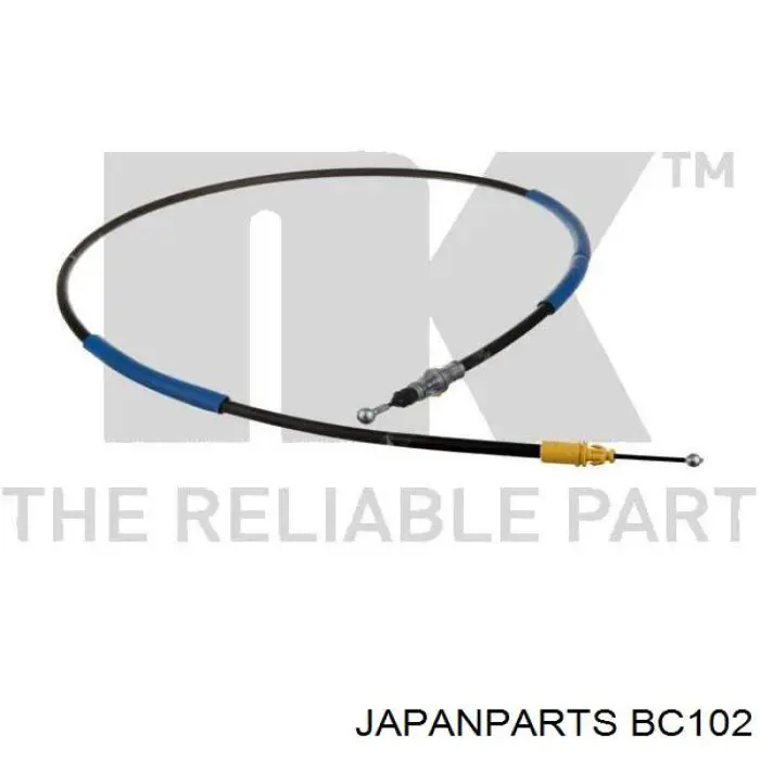 Купити BC102 Japan Parts Трос ручного гальма задній, лівий