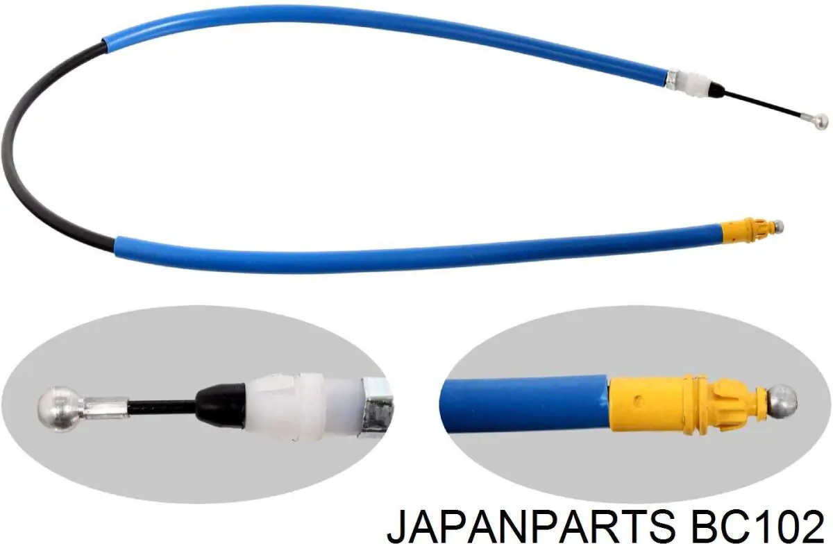 Трос стоянкового гальма задній лівий Japan Parts BC102 ціна, від 9.18 USD