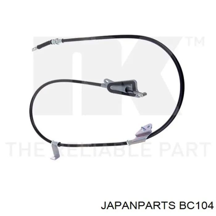BC104 Japan Parts трос ручного гальма задній, правий