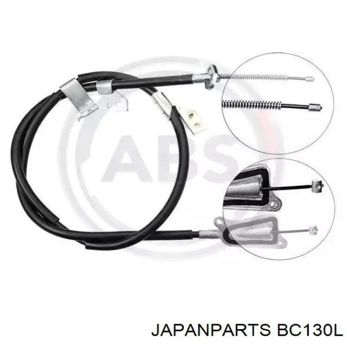 BC130L Japan Parts трос ручного гальма задній, лівий
