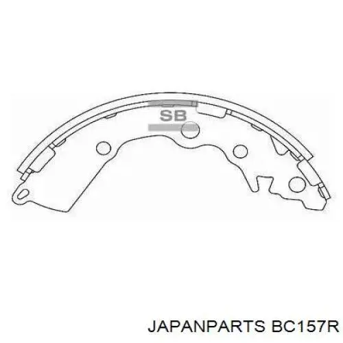 Трос ручного гальма задній, правий Japan Parts BC157R ціна, від 18.34 USD