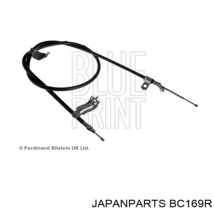 Трос ручного гальма задній, правий Japan Parts BC169R ціна, від 18.17 USD