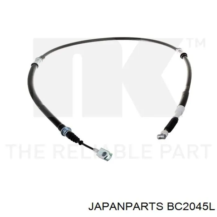 BC2045L Japan Parts трос ручного гальма задній, лівий