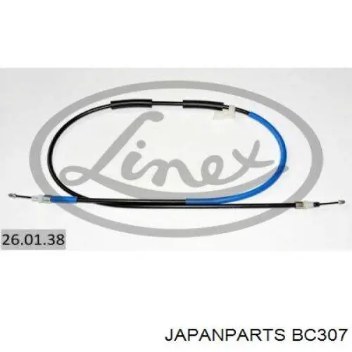 BC307 Japan Parts Трос ручного гальма задній, правий