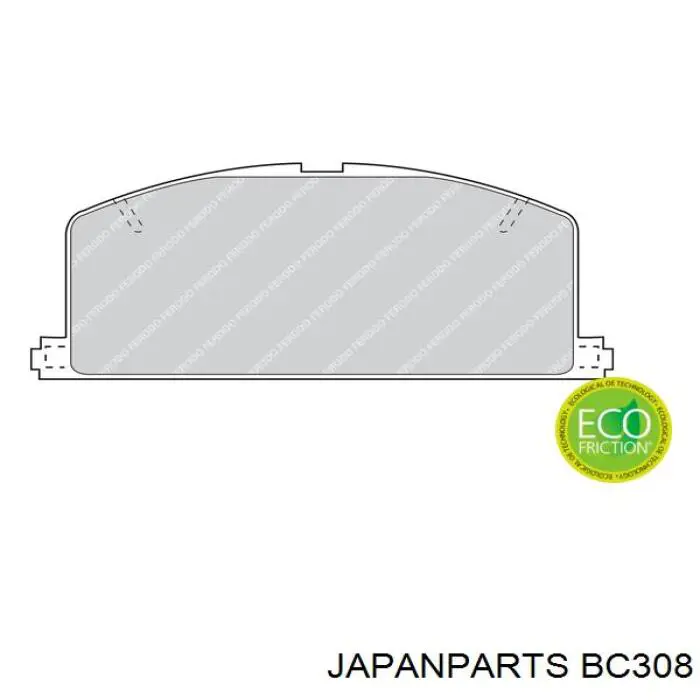 Трос ручного гальма задній, лівий BC308 Japan Parts