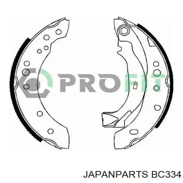 BC334 Japan Parts Трос ручного гальма задній, правий/лівий