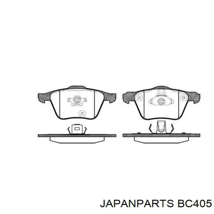 Купити BC405 Japan Parts Трос ручного гальма задній, лівий