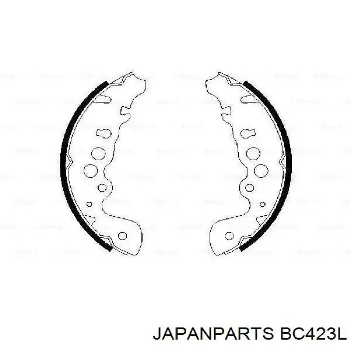 Трос стоянкового гальма задній лівий Japan Parts BC423L ціна, від 24.45 USD