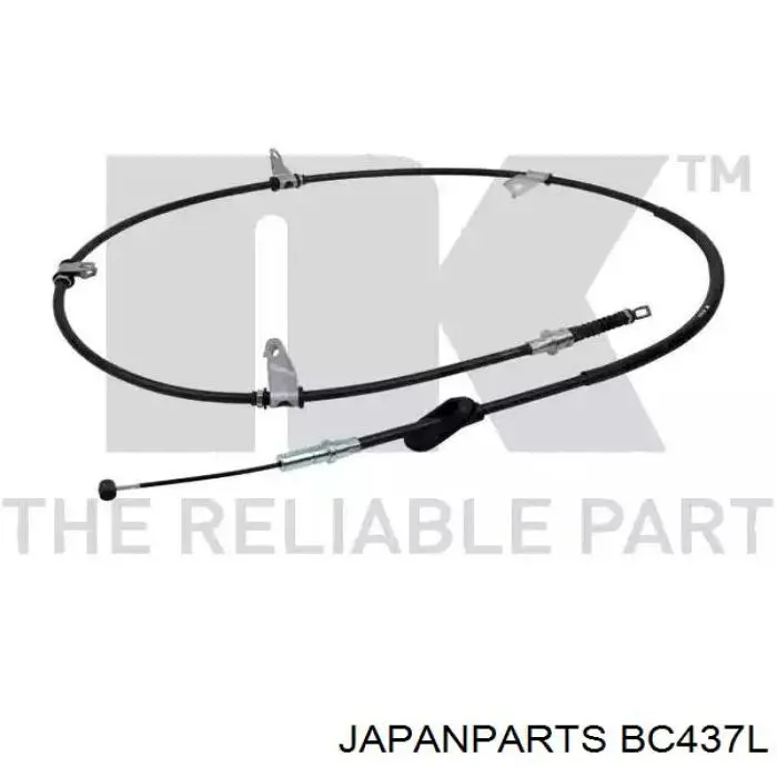 Трос ручного гальма задній, лівий Japan Parts BC437L