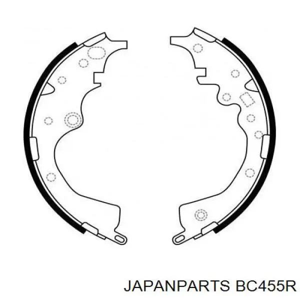 Трос ручного гальма задній, правий BC455R Japan Parts