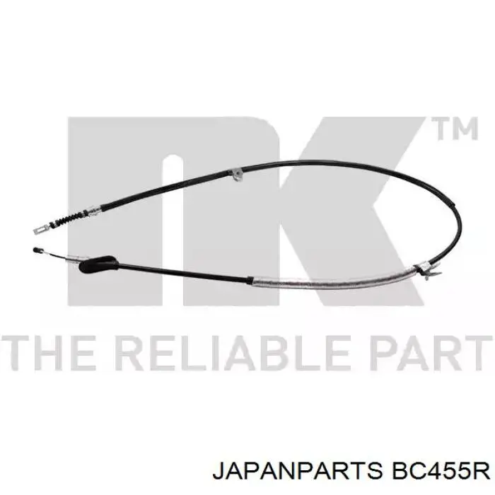 Трос ручника задній правий Japan Parts BC455R