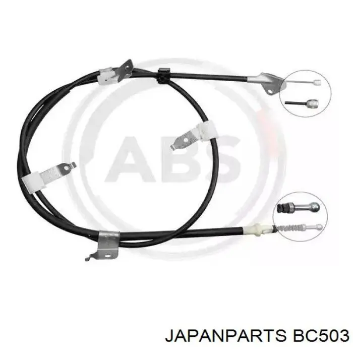 Трос стоянкового гальма задній лівий Maxgear 320808 ціна, від 19.86 USD