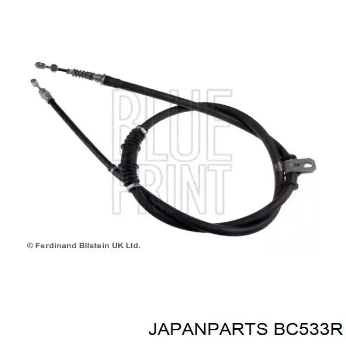 BC533R Japan Parts трос ручного гальма задній, правий