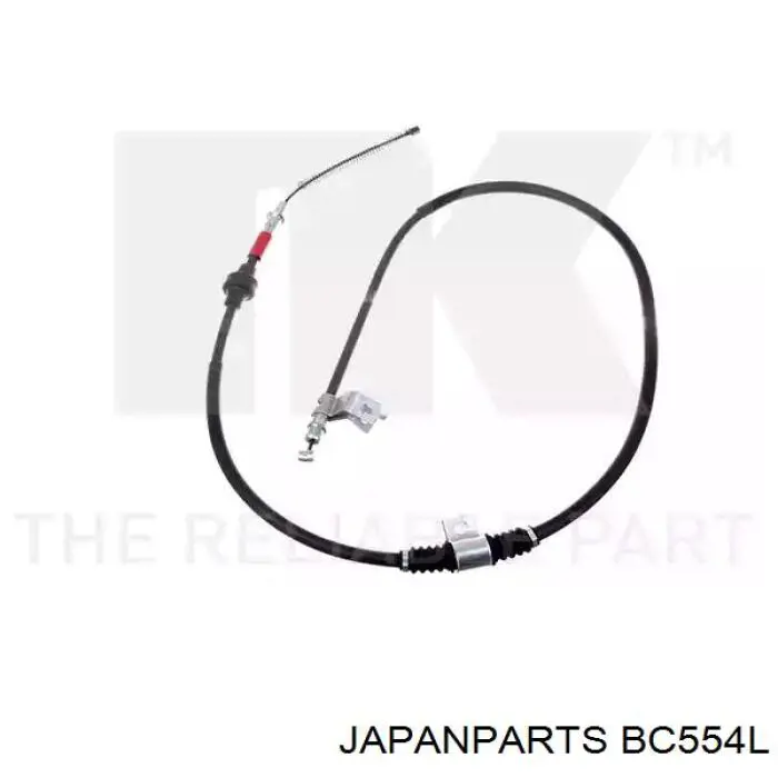 Трос стоянкового гальма задній лівий Japan Parts BC554L ціна, від 15.16 USD