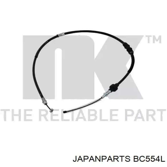 Купити BC554L Japan Parts Трос ручного гальма задній, лівий