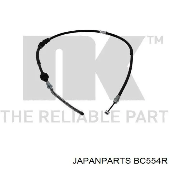 BC554R Japan Parts трос ручного гальма задній, правий