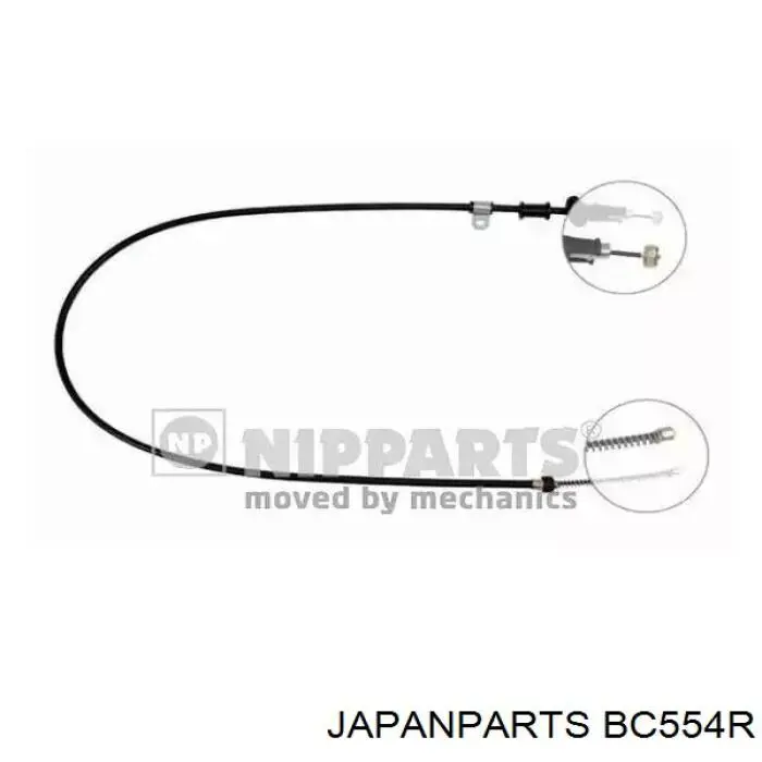 Купити BC554R Japan Parts Трос ручного гальма задній, правий