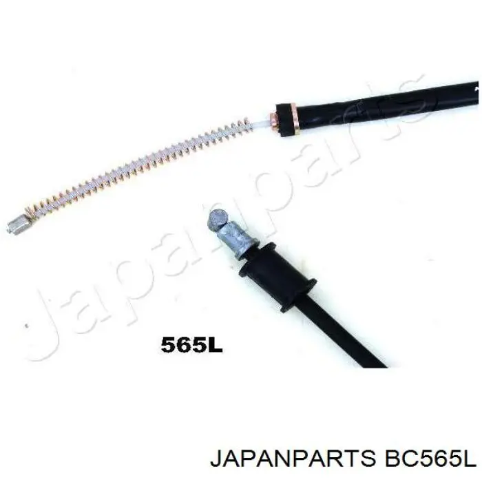 Трос ручного гальма задній, лівий BC565L Japan Parts