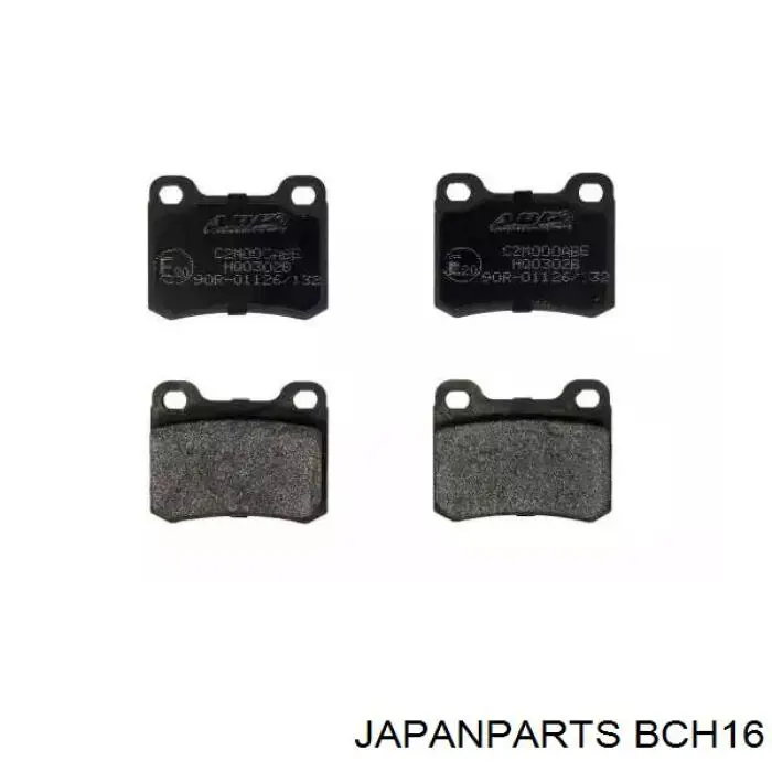 Трос ручного гальма задній, лівий Japan Parts BCH16