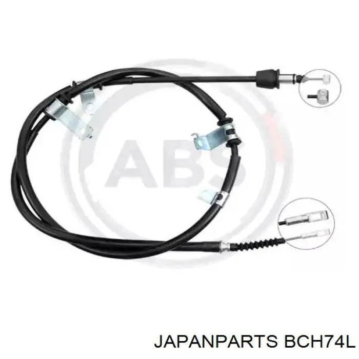 Трос ручного гальма задній, лівий BCH74L Japan Parts