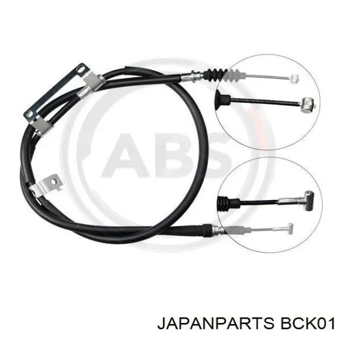 Трос стоянкового гальма задній правий Japan Parts BCK01 ціна, від 17.88 USD