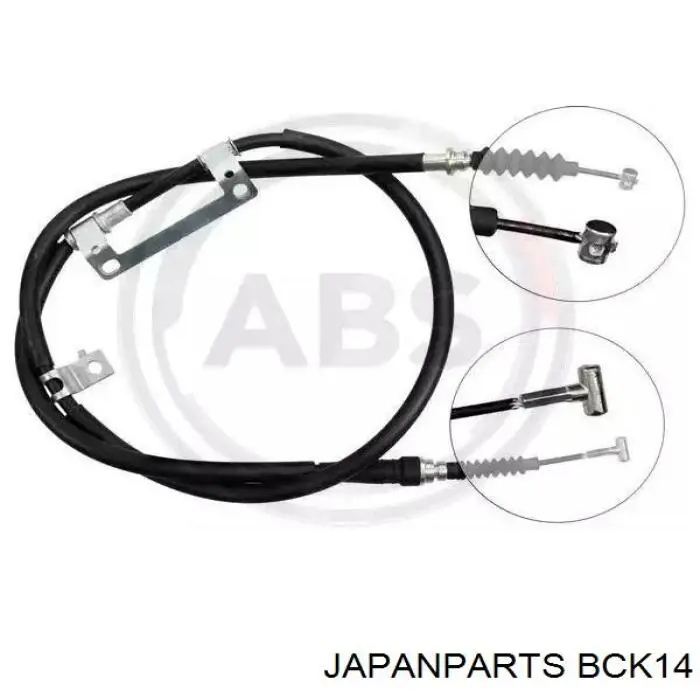 Купити BCK14 Japan Parts Трос ручного гальма, проміжний