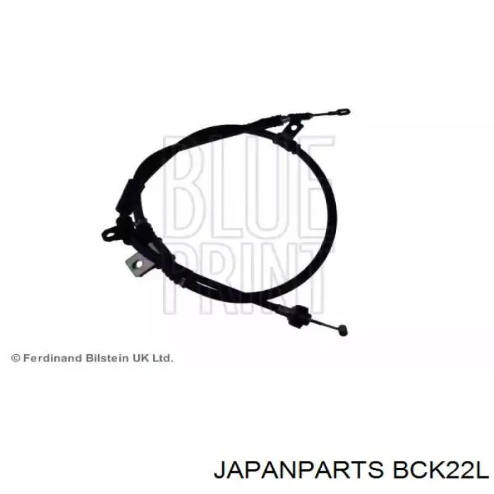 Купити BCK22L Japan Parts Трос ручного гальма задній, лівий