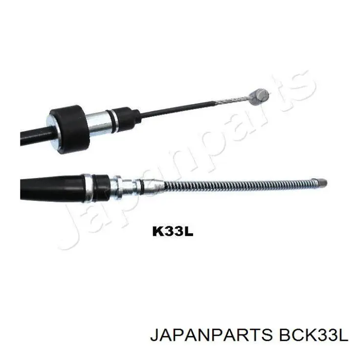 Трос ручного гальма задній, лівий BCK33L Japan Parts