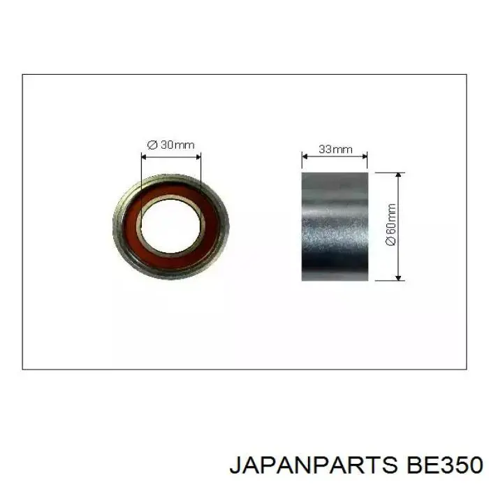 Купити BE350 Japan Parts Натяжний ролик