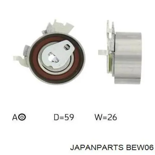 BEW06 Japan Parts ролик натягувача ременя грм