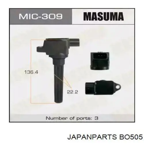 BO505 Japan Parts Котушка запалювання