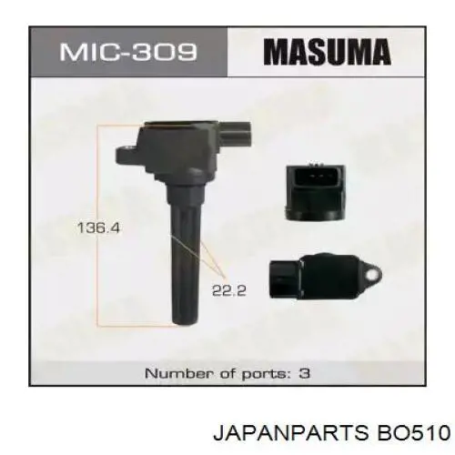 Котушка запалювання Japan Parts BO510 ціна, від 28.32 USD