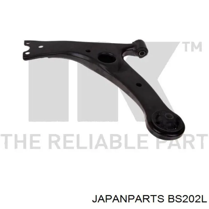 Важіль передньої підвіски нижній, лівий BS202L Japan Parts