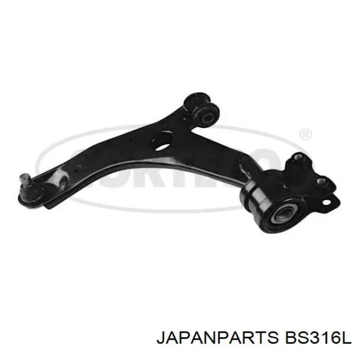 Важіль передньої підвіски нижній, лівий BS316L Japan Parts