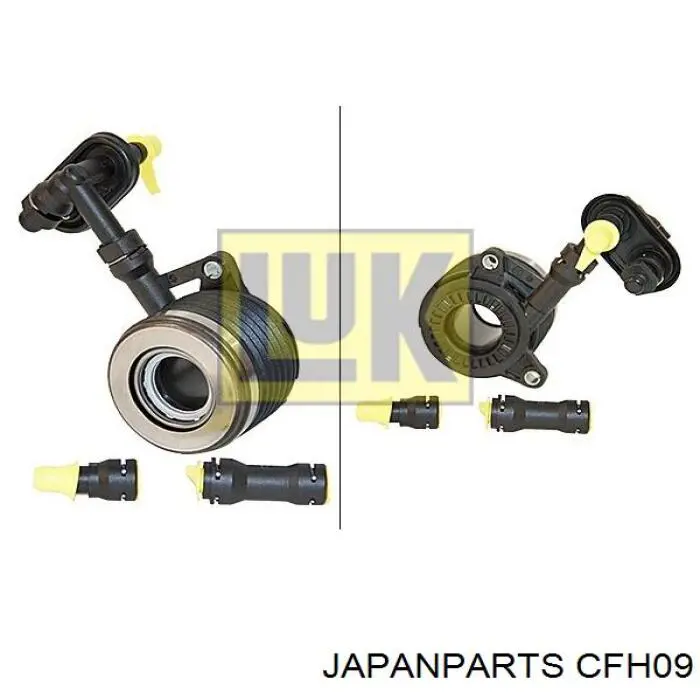 Робочий циліндр зчеплення в зборі з витискним підшипником CFH09 Japan Parts
