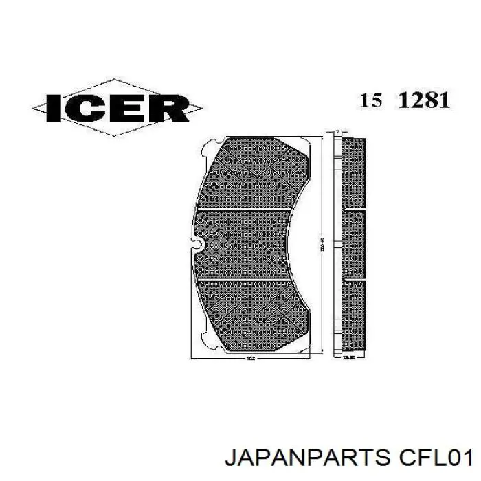 Купити CFL01 Japan Parts Робочий циліндр зчеплення в зборі з витискним підшипником