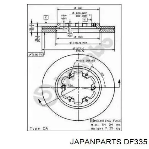 Купити R2A216460B Mazda Диск зчеплення